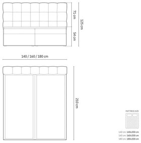Mamaia Boxspring ágy szett