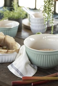 IB Laursen MYNTE GREEN TEA zöld kerámia tésztatál