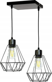 Mennyezeti függőlámpa Csillár Túlnyúlás gyémánt drót