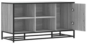 cipőpad szürke Sonoma 100x40x53,5 cm Gépi fa és fém