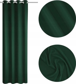 Függöny Készre Szerelve 140x250 Különböző Színek Palackos Zöld Atlanti