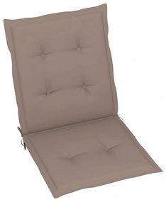 6 db tópszínű oxford szövet háttámlás székpárna 100x50x3 cm