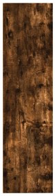 füstös tölgy színű szerelt fa könyvespolc 80 x 30 x 114 cm