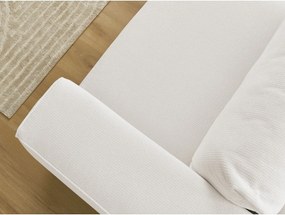 Fehér kinyitható-tárolóhelyes kanapé 265 cm Ezechiel – Bobochic Paris