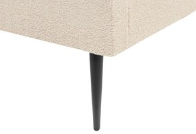 Franciaágy 180 cm Faris (bézs boucle) (ágyráccsal). 1078946