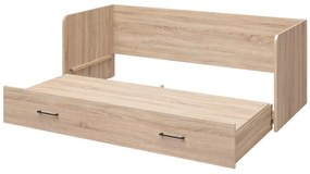 Egyszemélyes széthúzható ágy 80 cm Tetrix 13 (szonoma tölgy) (tárolóhellyel). 1098495