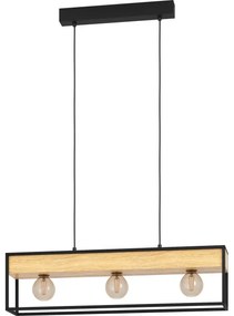 Eglo 900349 - Csillár zsinóron LIBERTAD 3xE27/40W/230V