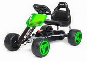 Go-kart Baby Mix Speedy pedálos gyerek gokart zöld