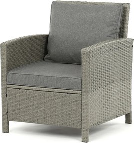 Kerti bútor garnitúra 140x70x60 cm, polyrattan, szürke, AZS-A1719 GREY