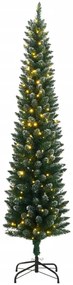 vékony műkarácsonyfa 150 LED-del 150 cm