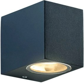 Aca Lighting GU10 kültéri fali lámpa műanyag 230V sötétszürke IP65 Max