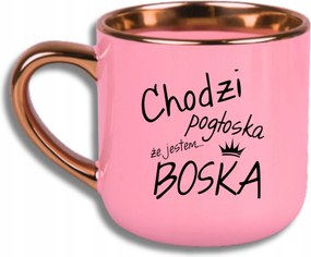 Bögre Rózsaszín Elegancia Nagy Vagyok Isteni