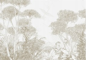 Fotótapéta Flizelin Design Divatos Trópusi növényzet 312x219