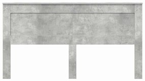 Fejtámla fejtámlával Beton Szürke 180 cm Faanyag