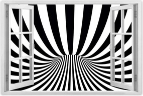 Poszterek 120x80 Absztrakt fekete-fehér