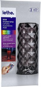 Lethe Rgb kristály lámpa Rózsa alakú fény 24,5cm modell 1739-1