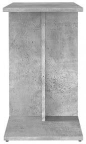 betonszürke forgácslap kisasztal 50 x 30 x 50 cm