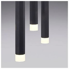 Leuchten Direkt 15205-18 - LED Csillár zsinóron BRUNO 5xLED/4,8W/230V fekete