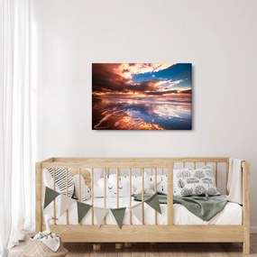 Kép - Esti strand (90x60 cm)