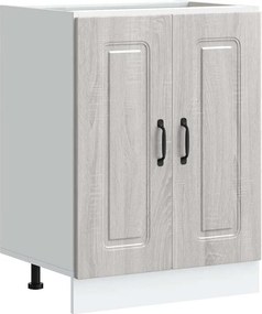 vidaXL Mosogató aljzat szekrény Kalmar szürke sonoma 60x46x81,5 cm