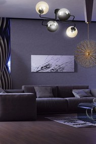 Emibig modern mennyezeti lámpa brendi fekete emi843/4m2