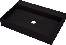 Deante Correo mosdótál 60x40 cm négyszögletes fekete CQR_NU6S