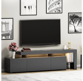 TV asztal/szekrény Belize (antracit). Akció -21%. 1088412