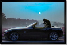 Poszterek keretben 60x40 Bmw Esti idő