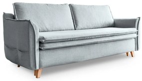 Világosszürke kinyitható kanapé 225 cm Charming Charlie – Miuform