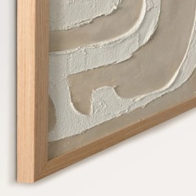 Kézzel festett kép 32,5x42,5 cm Raw organic – Malerifabrikken