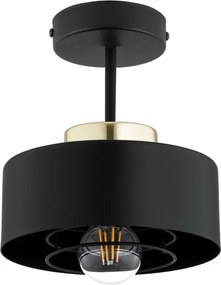 Brilagi - Felületre szerelhető csillár SPRING 1xE27/60W/230V fekete/arany