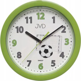 Zöld Csendes Falióra Focilabda HP612.D4 Gyerekszobába
