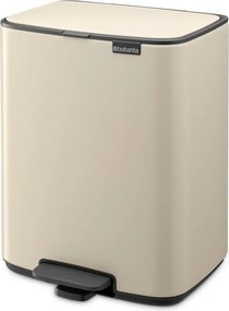 Bézs acél pedálos szemetes 12 l Bo – Brabantia