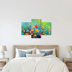 Kép - Absztrakt virágok (90x60 cm)
