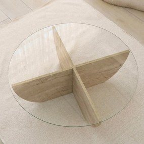 Lily Travertine konferenciaasztal