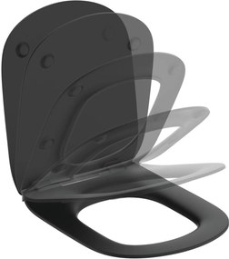 Ideal Standard Tesi wc ülőke lágyan zárodó fekete T3527V3