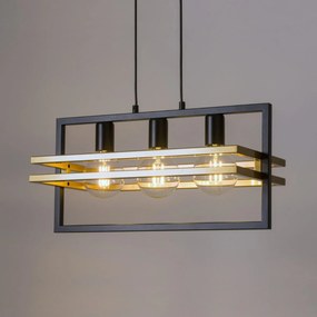 Sigma lighting modern függeszték merci fekete arany sig32392