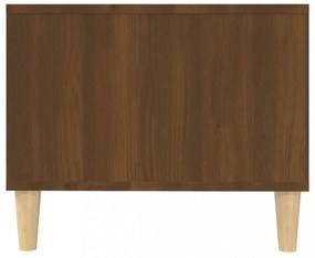 barna tölgyszínű szerelt fa dohányzóasztal 102 x 50 x 40 cm
