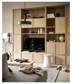 Natúr színű moduláris TV-állvány tölgyfa dekorral 110x44 cm Modulair – vtwonen