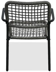 Autronic Kerti garnitúra 1+2, fém, polirattan,szürke , AZ-L1103 GREY