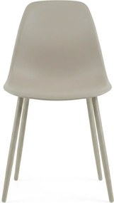 Étkezőszék OSAKA műanyag, szürkésbarna