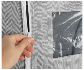 Compactor Boston öltöny és rövid ruha védőhuzat, 60 x 100 cmszürke, S