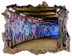 Fali matrica lyuk a falban Graffiti a metróban nd-k-104211648