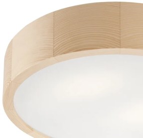 Fürdőszobai mennyezeti lámpa NATURAL 3xE27/15W/230V IP54 fenyő 37 cm