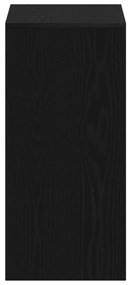 vidaXL Íróasztal Fekete Tölgy 102,5x35x75 cm Műszaki Fa
