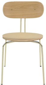 Bézs-aranyszínű étkezőszék Curious – UMAGE