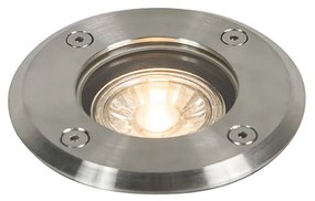 Kültéri talajszpot acél 11cm IP67 - Basic Round