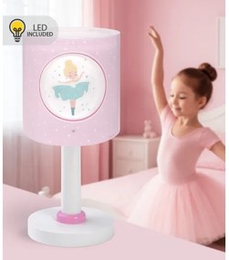 Dalber 60911 - LED gyereklámpa PRINCESS DANCE 1xG4/4W/230V rózsaszín