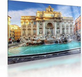 Üveg kép - Trevi-kút (70x50 cm)