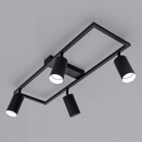 Spotlámpa 4xGU10/30W/230V fekete